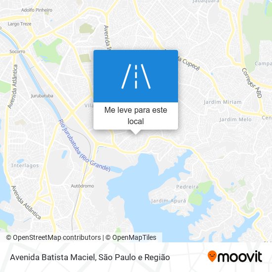 Avenida Batista Maciel mapa