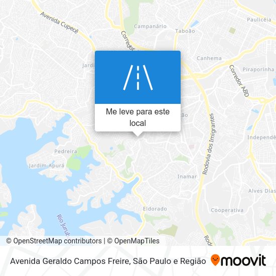 Avenida Geraldo Campos Freire mapa