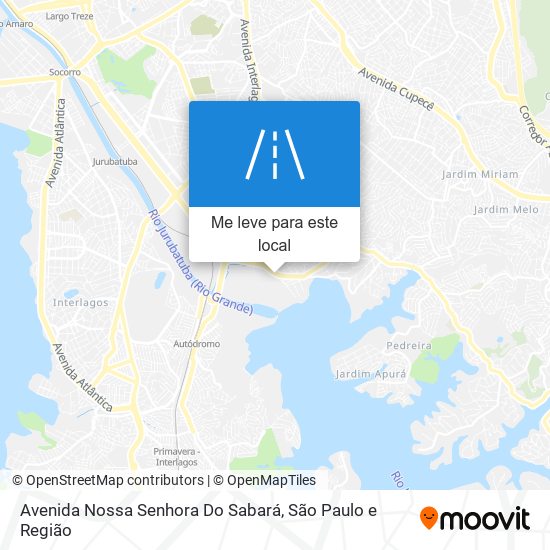 Avenida Nossa Senhora Do Sabará mapa