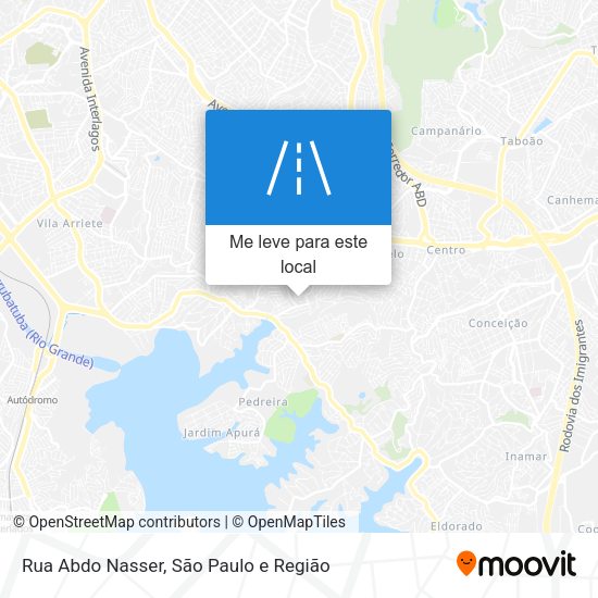 Rua Abdo Nasser mapa