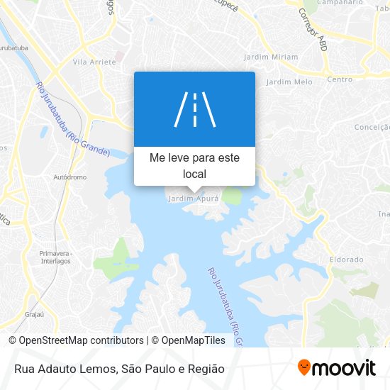 Rua Adauto Lemos mapa