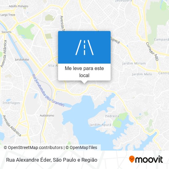 Rua Alexandre Éder mapa