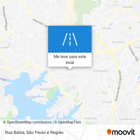 Rua Bahia mapa