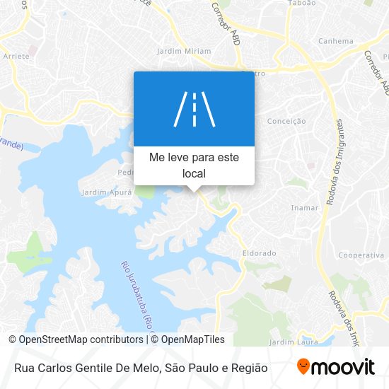 Rua Carlos Gentile De Melo mapa