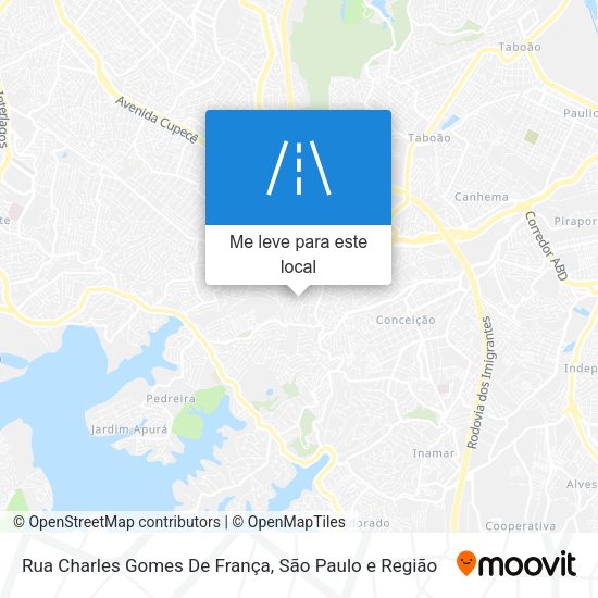Rua Charles Gomes De França mapa