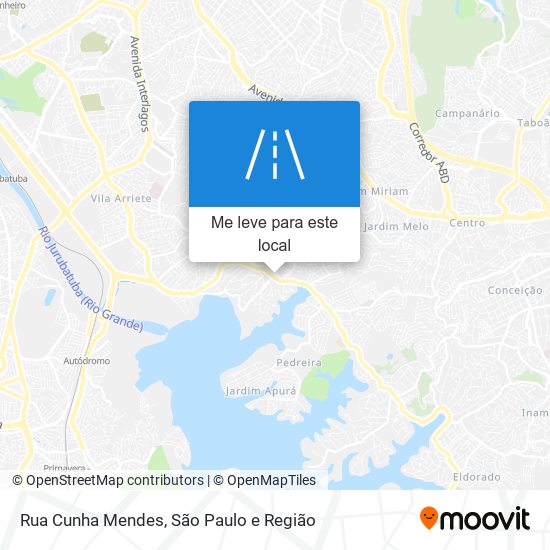 Rua Cunha Mendes mapa