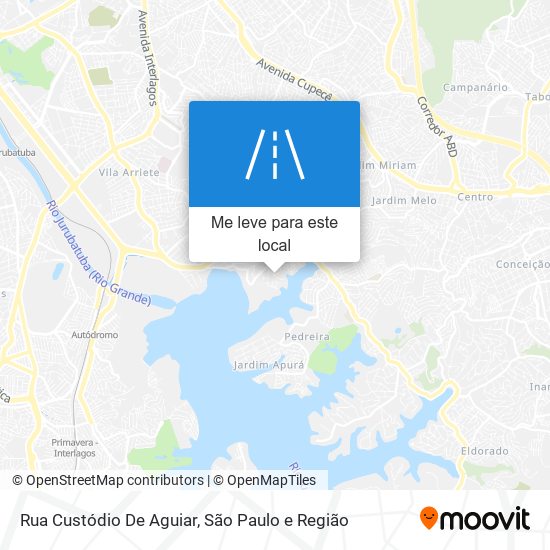 Rua Custódio De Aguiar mapa