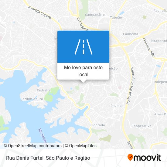Rua Denis Furtel mapa