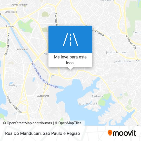 Rua Do Manducari mapa