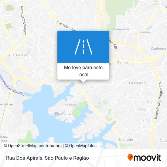 Rua Dos Apiraís mapa