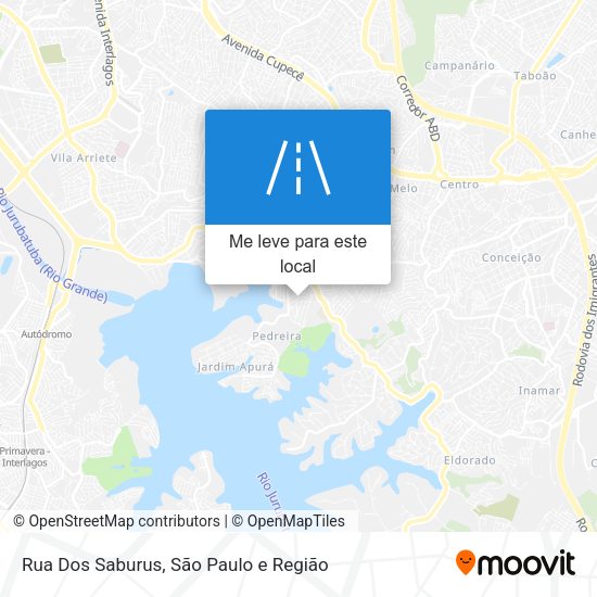 Rua Dos Saburus mapa