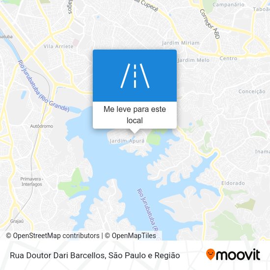 Rua Doutor Dari Barcellos mapa