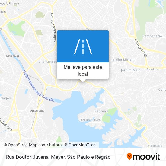 Rua Doutor Juvenal Meyer mapa