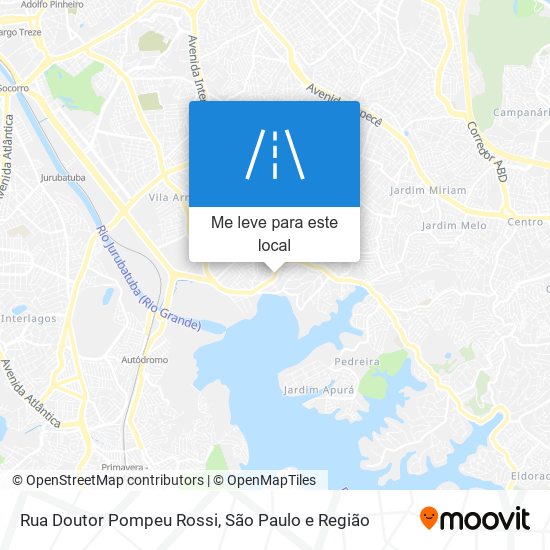 Rua Doutor Pompeu Rossi mapa