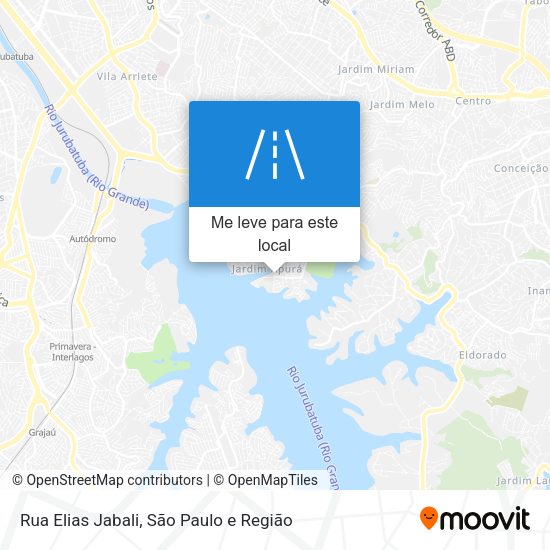 Rua Elias Jabali mapa