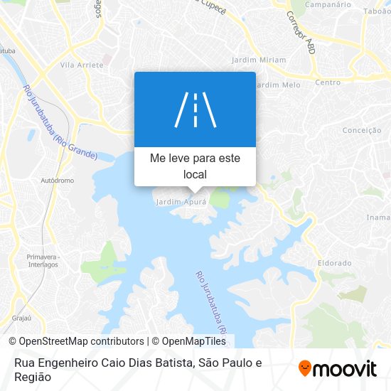 Rua Engenheiro Caio Dias Batista mapa