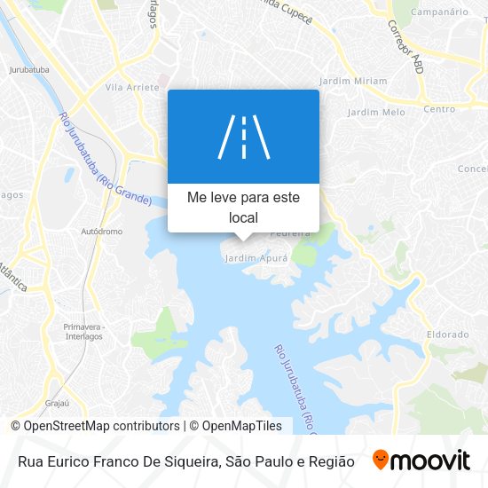 Rua Eurico Franco De Siqueira mapa