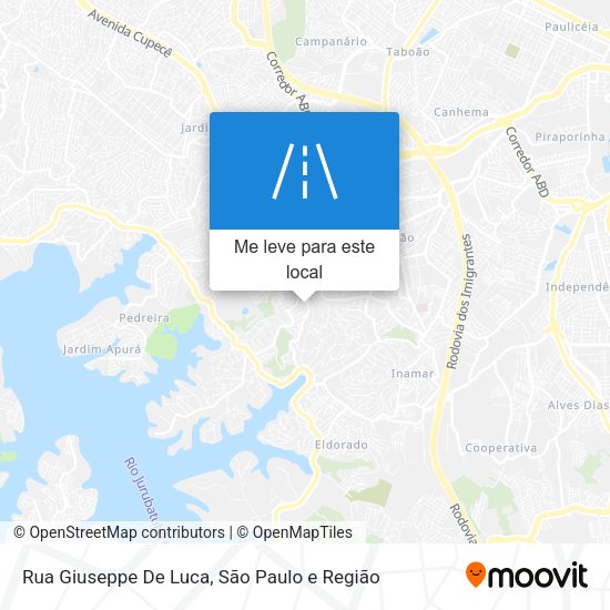 Rua Giuseppe De Luca mapa
