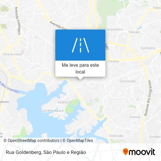 Rua Goldenberg mapa