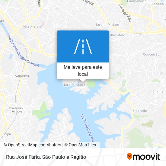 Rua José Faria mapa