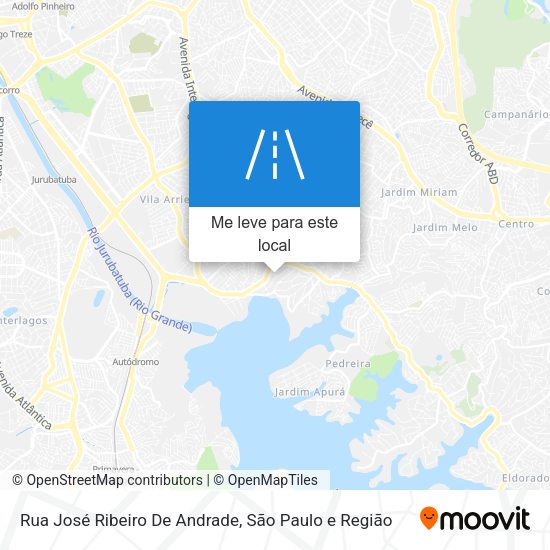 Rua José Ribeiro De Andrade mapa