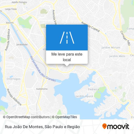 Rua João De Montes mapa