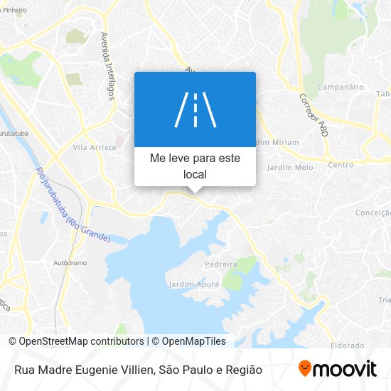 Rua Madre Eugenie Villien mapa