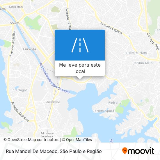 Rua Manoel De Macedo mapa