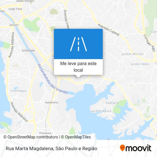 Rua Marta Magdalena mapa