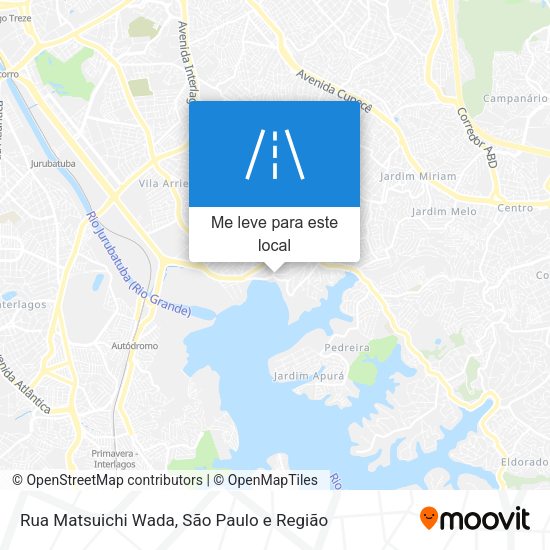 Rua Matsuichi Wada mapa