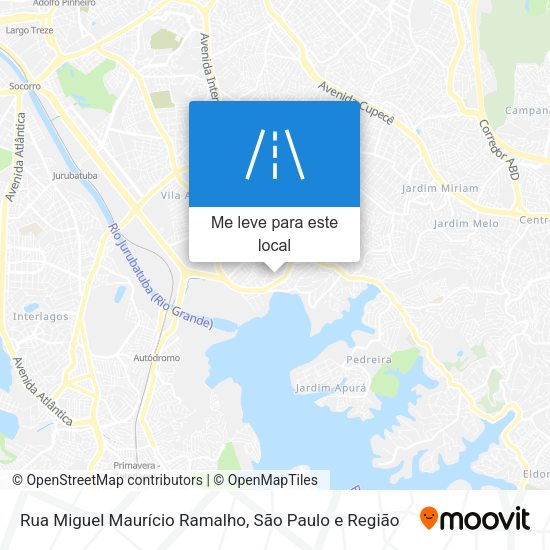 Rua Miguel Maurício Ramalho mapa