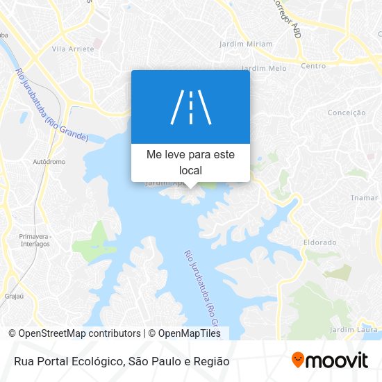 Rua Portal Ecológico mapa