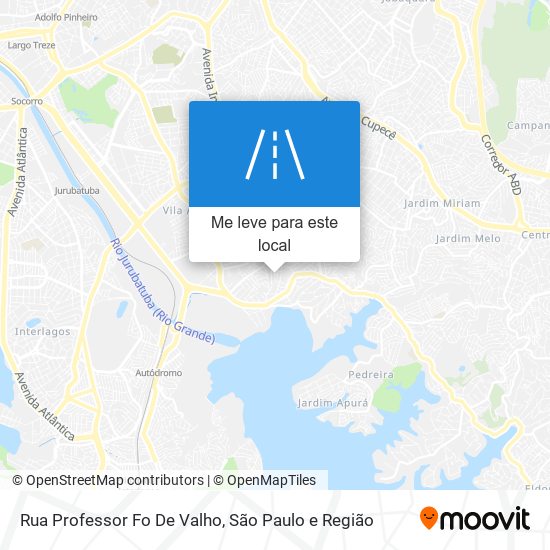 Rua Professor Fo De Valho mapa