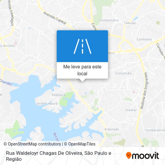 Rua Waldeloyr Chagas De Oliveira mapa