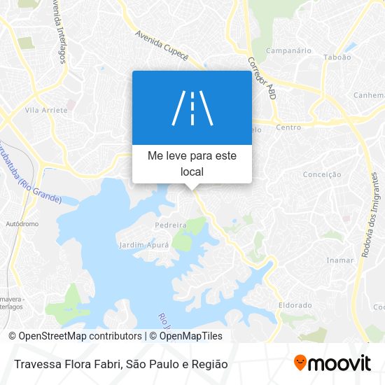 Travessa Flora Fabri mapa