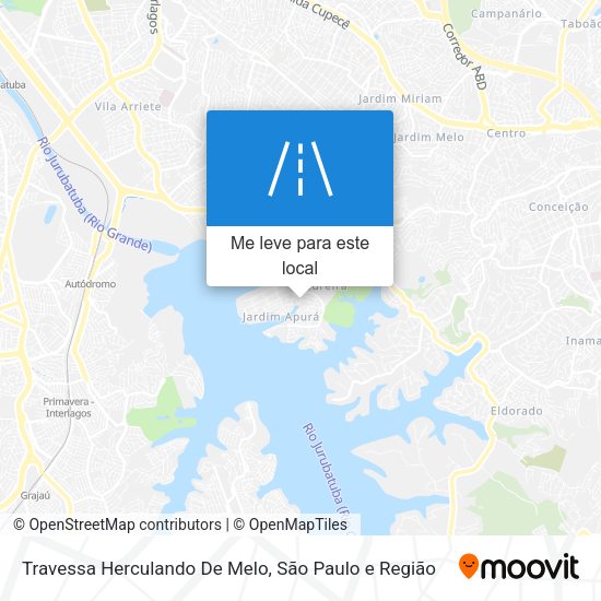 Travessa Herculando De Melo mapa