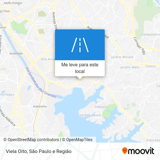 Viela Oito mapa