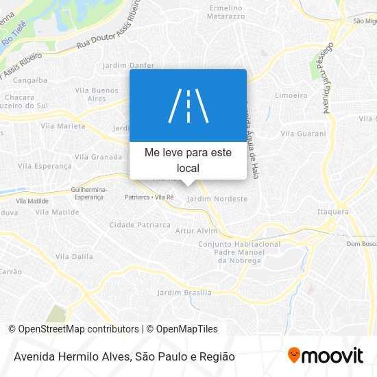 Avenida Hermilo Alves mapa