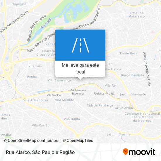 Rua Alarco mapa
