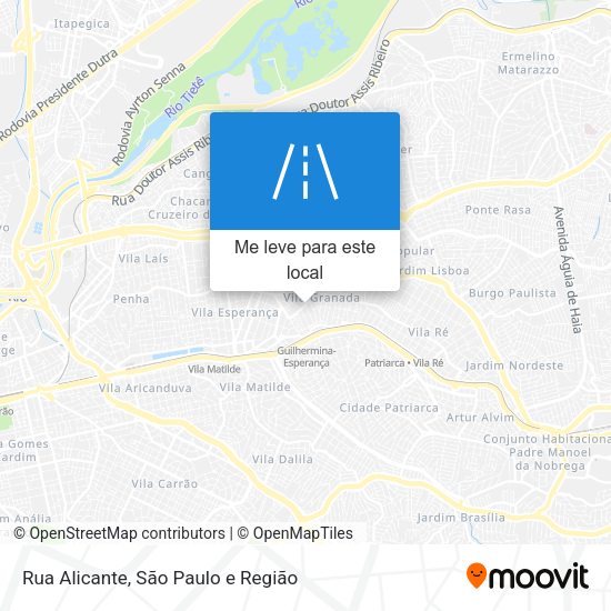 Rua Alicante mapa