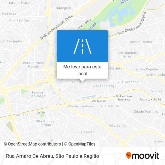 Rua Amaro De Abreu mapa