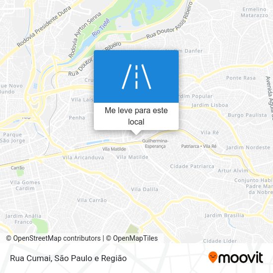 Rua Cumai mapa