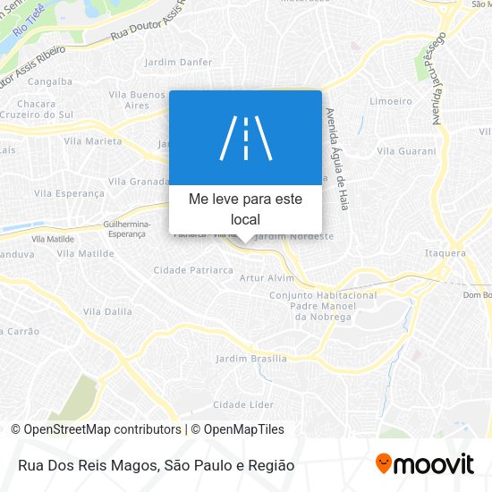 Rua Dos Reis Magos mapa