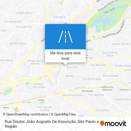 Rua Doutor João Augusto De Assunção mapa