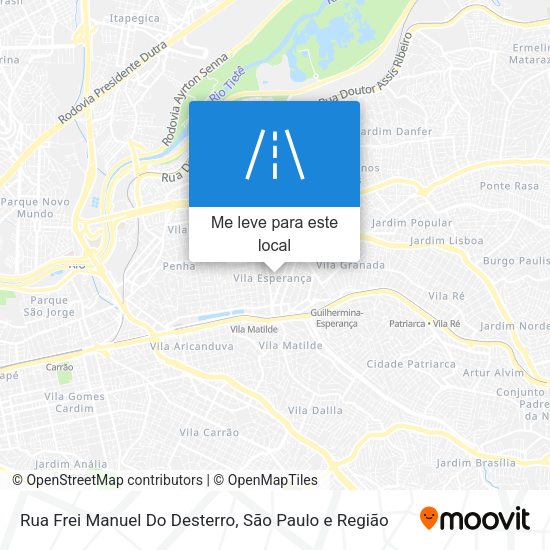 Rua Frei Manuel Do Desterro mapa