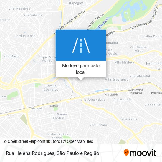 Rua Helena Rodrigues mapa