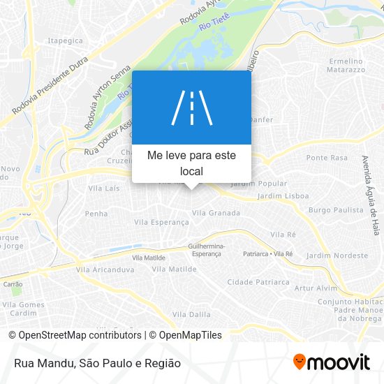Rua Mandu mapa