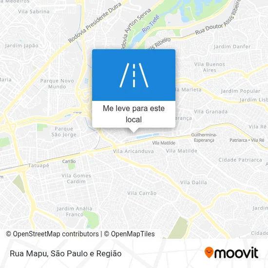 Rua Mapu mapa
