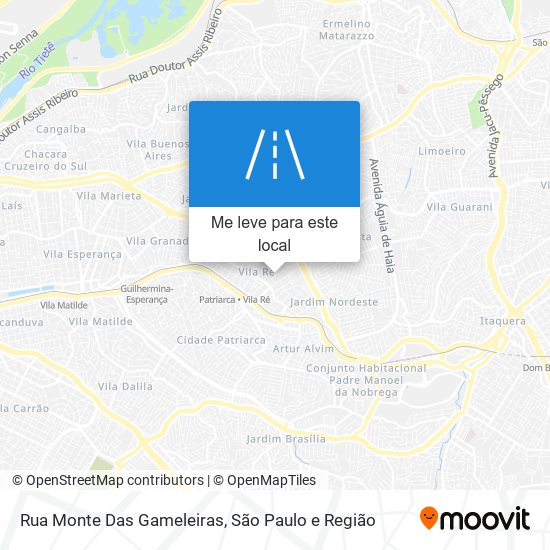 Rua Monte Das Gameleiras mapa