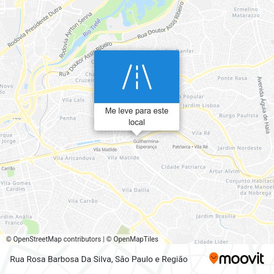 Rua Rosa Barbosa Da Silva mapa